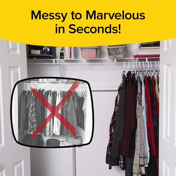 As Seen On TV Storage & Organization Ruby Space Triangles Hanger